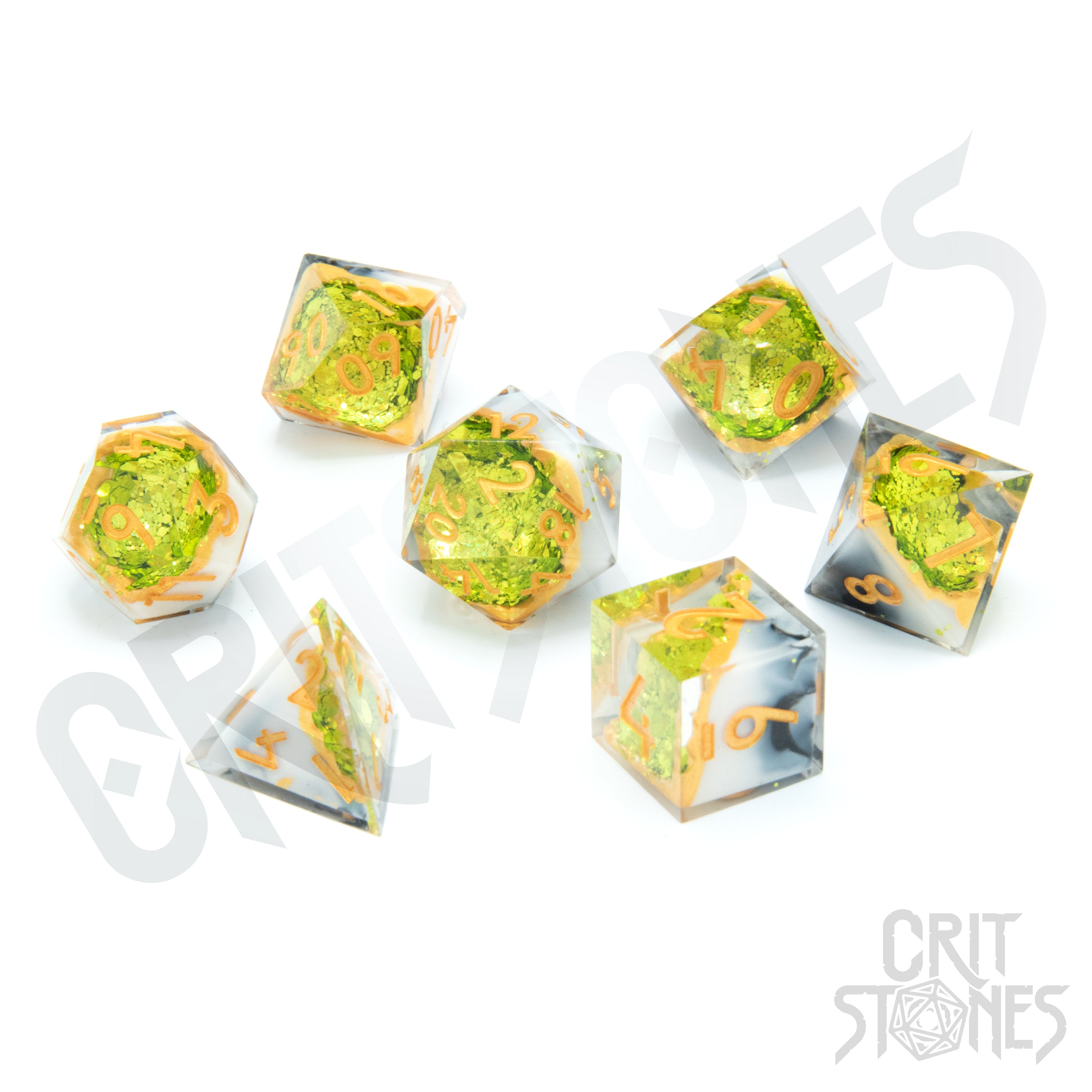 Gem of the Wilds Geode RPG Dice Set