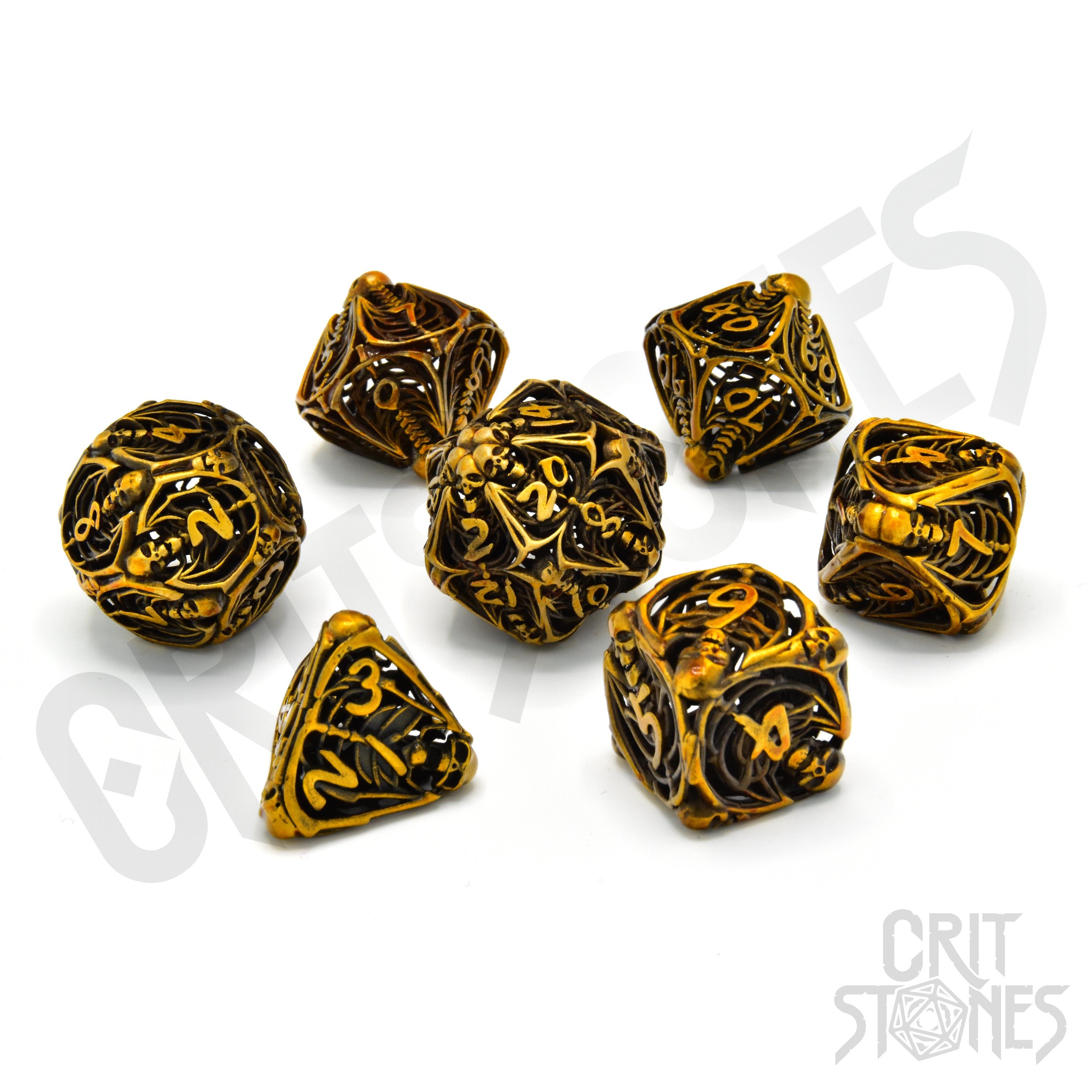 Royal Soulreaper Hollow Metal RPG Dice Set