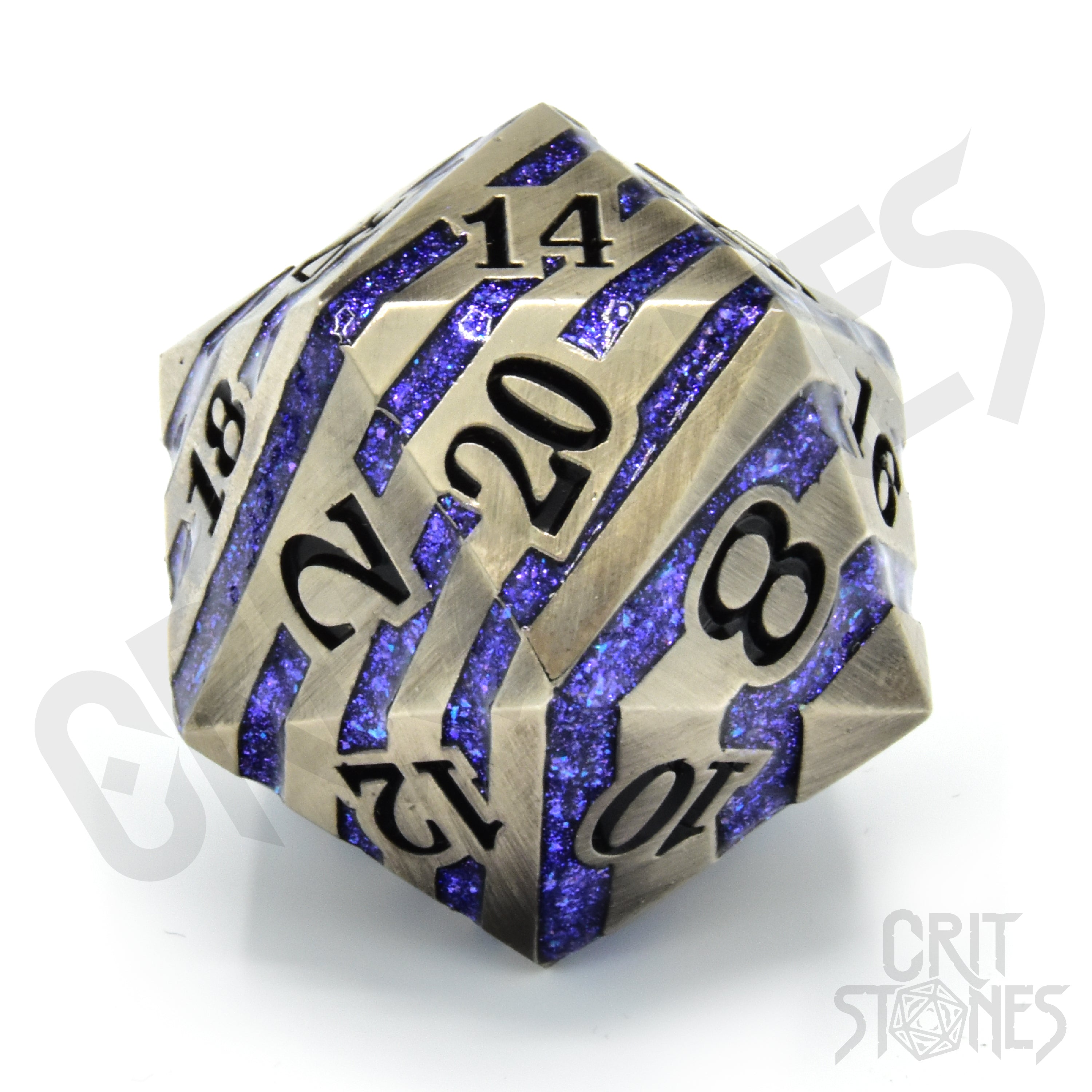 Engraved Elder 33m Metal D20