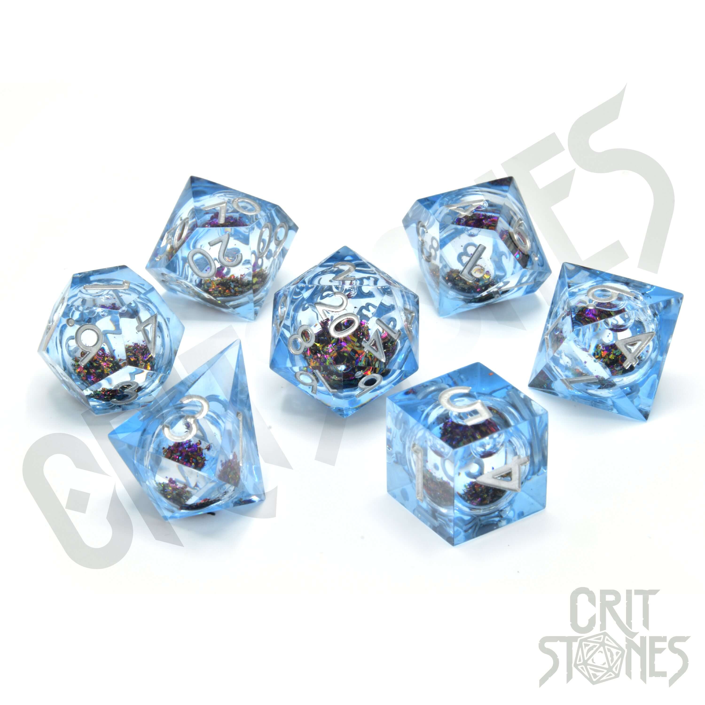 Glimmercore Liquid Core RPG Dice Set