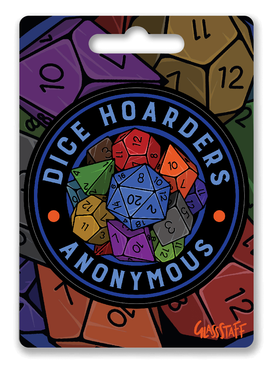 Dice Hoarders Anon Sticker