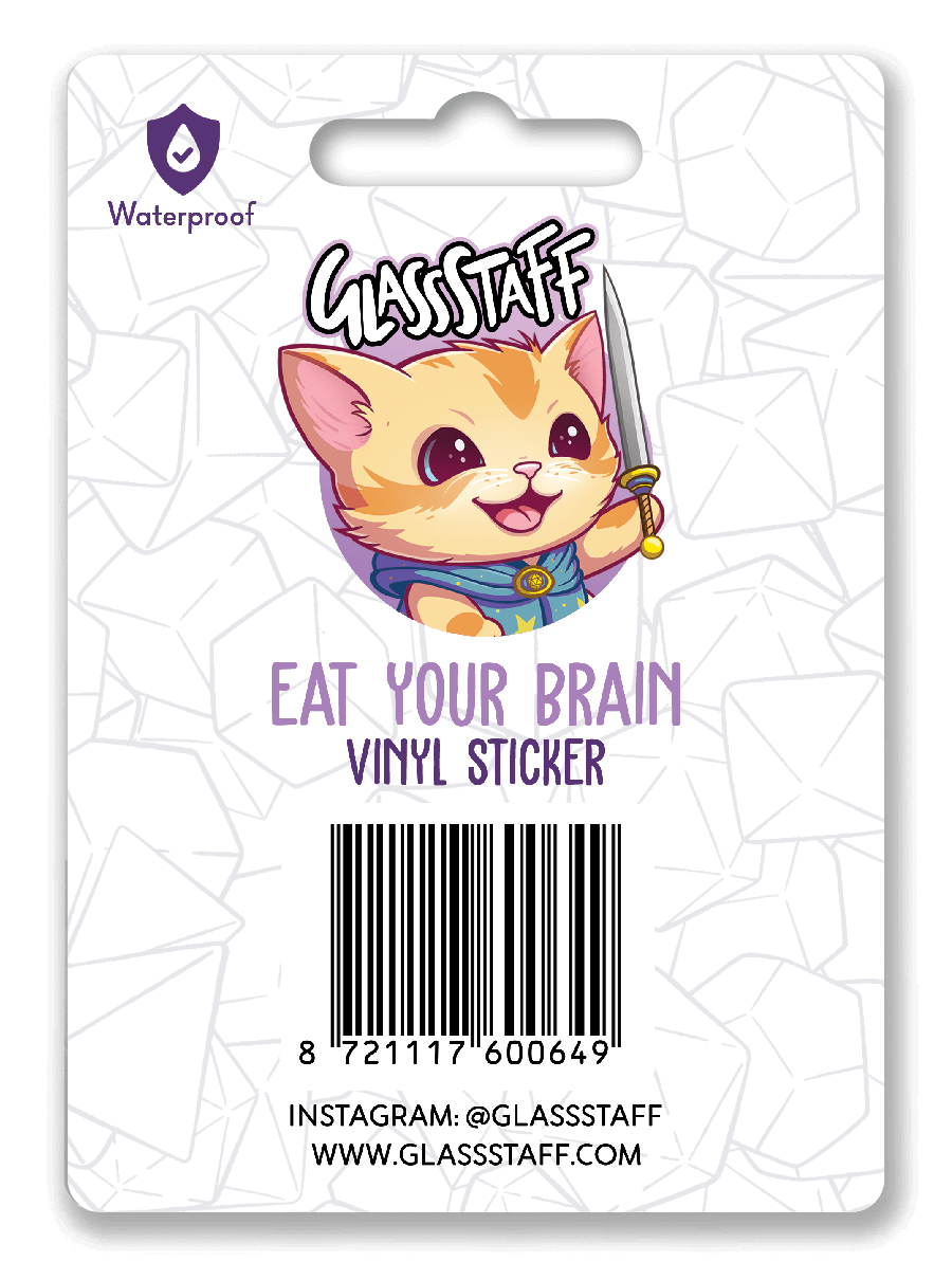 Eat Your Brain Sticker