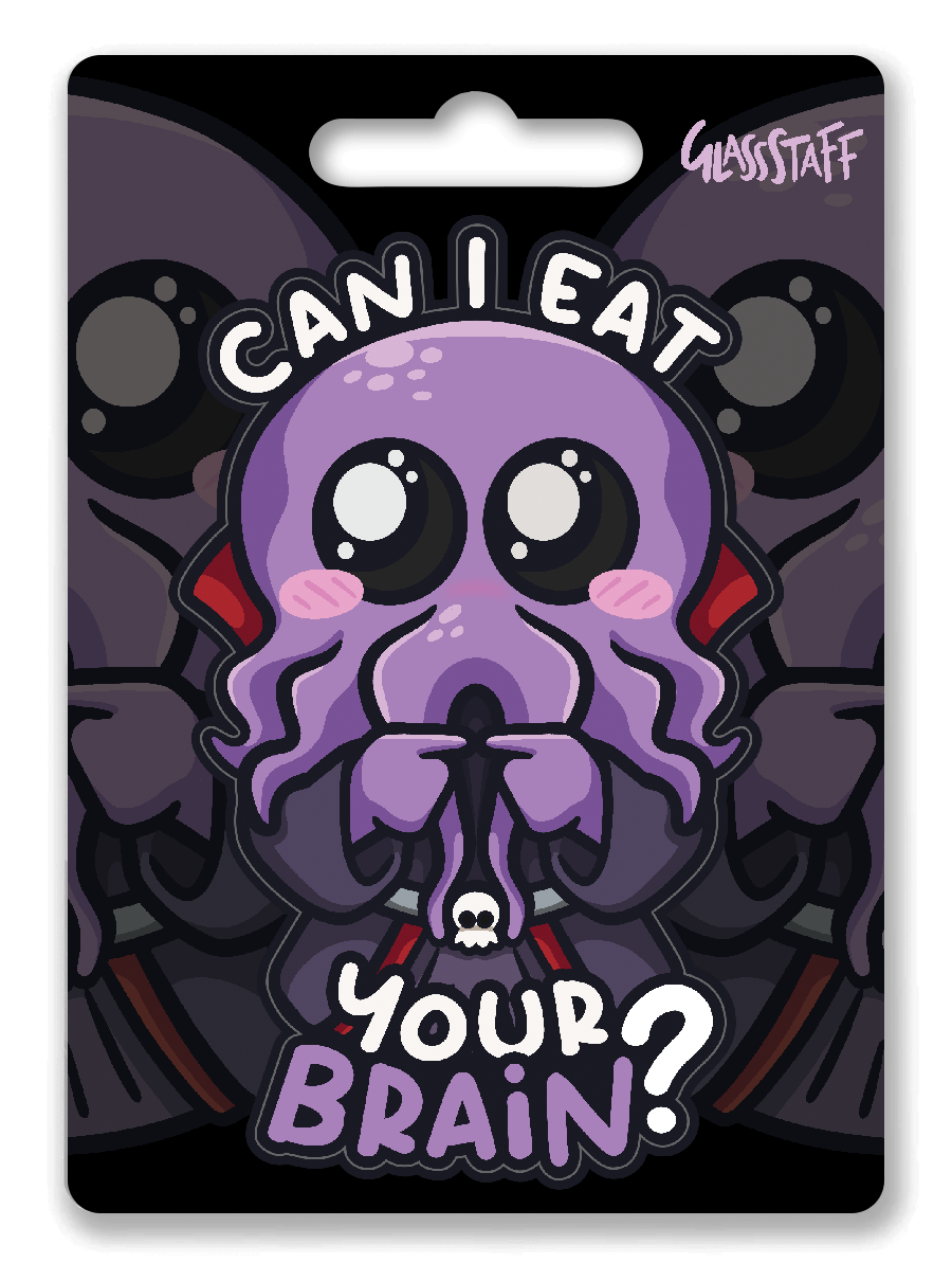 Eat Your Brain Sticker