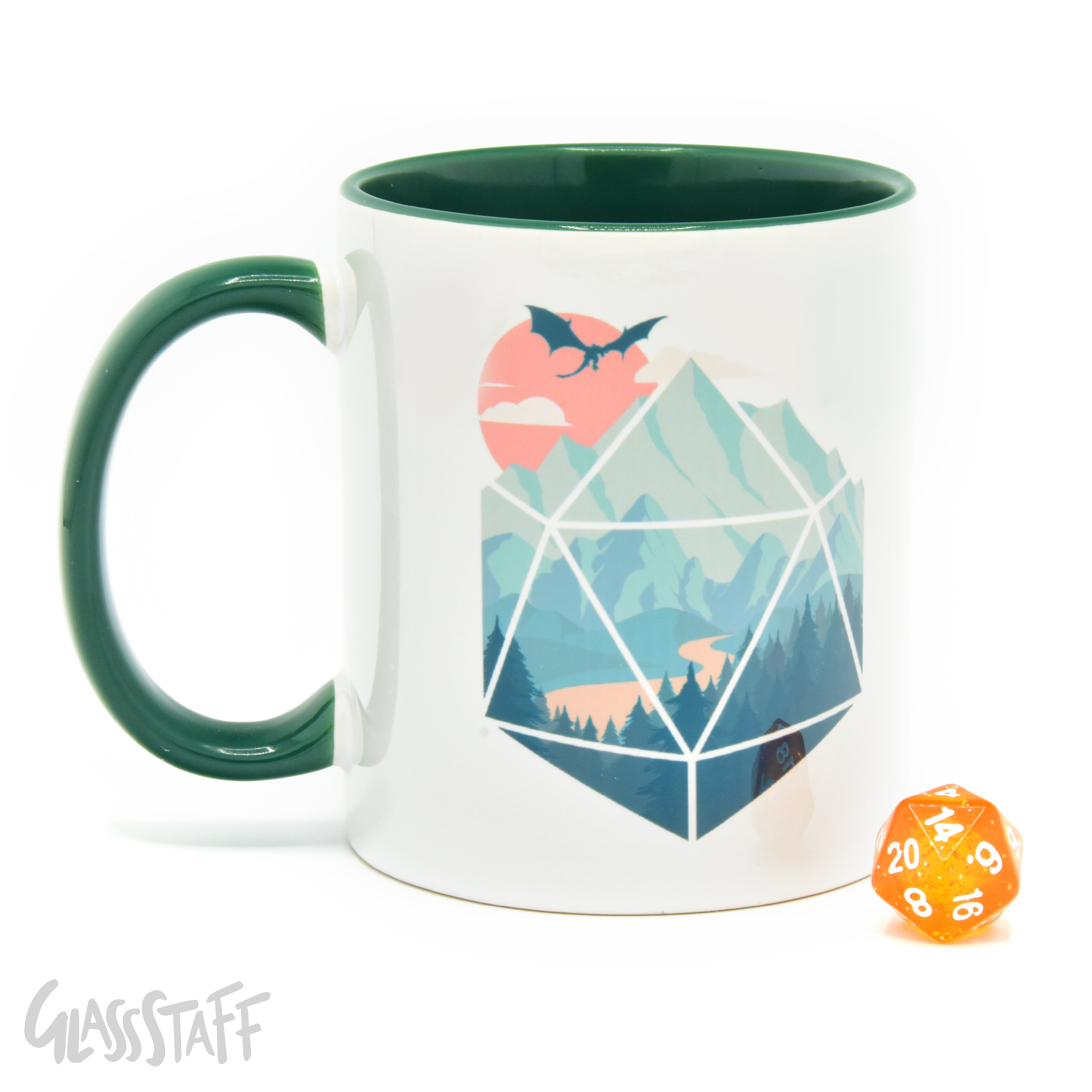 A d20 Scene Gift Mug